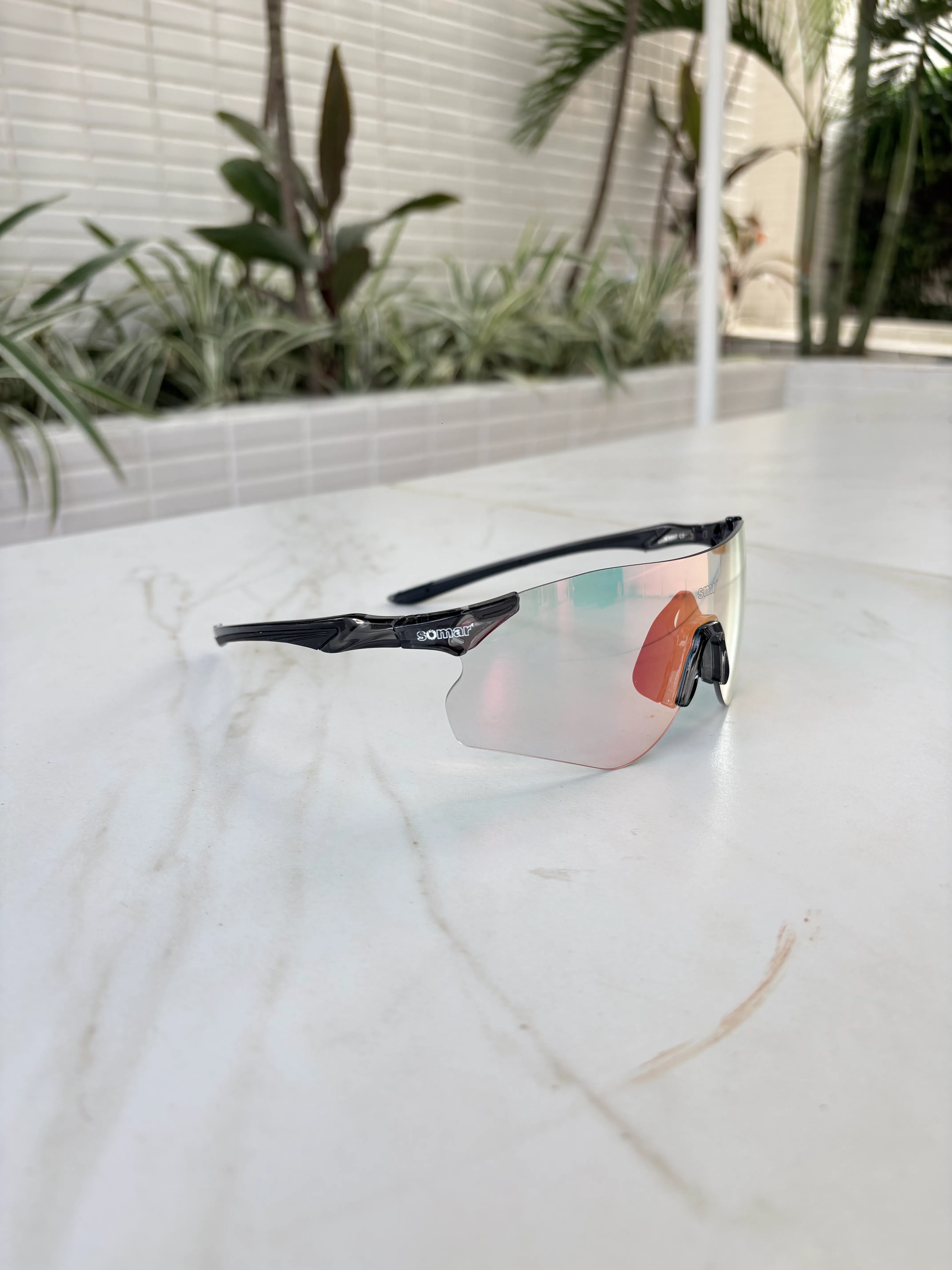 Oculos Fartlek Vermelho - Detalhe